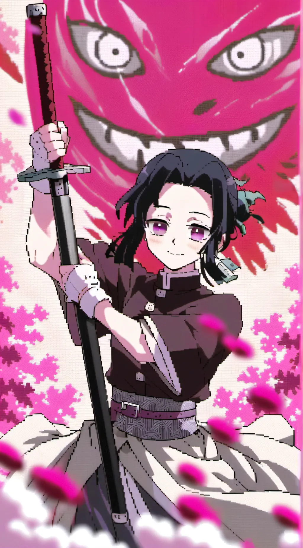 ai character: shinobu kocho background