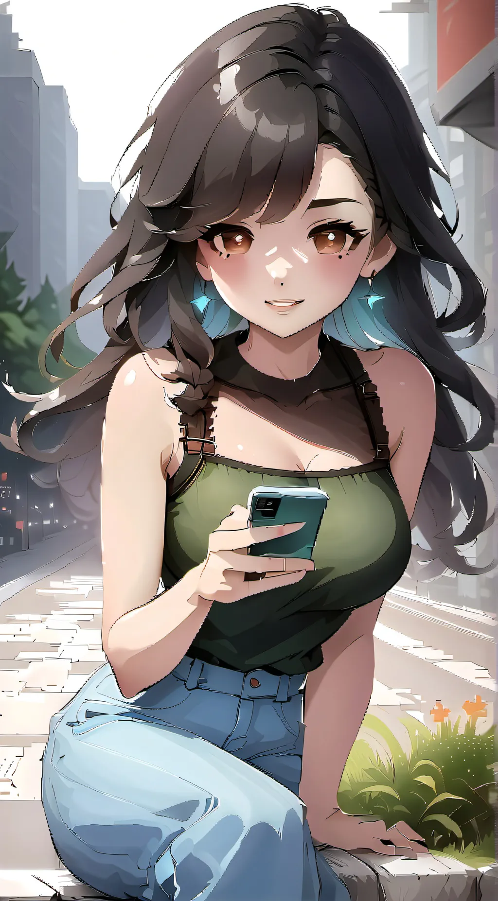 ai character: rizz test background