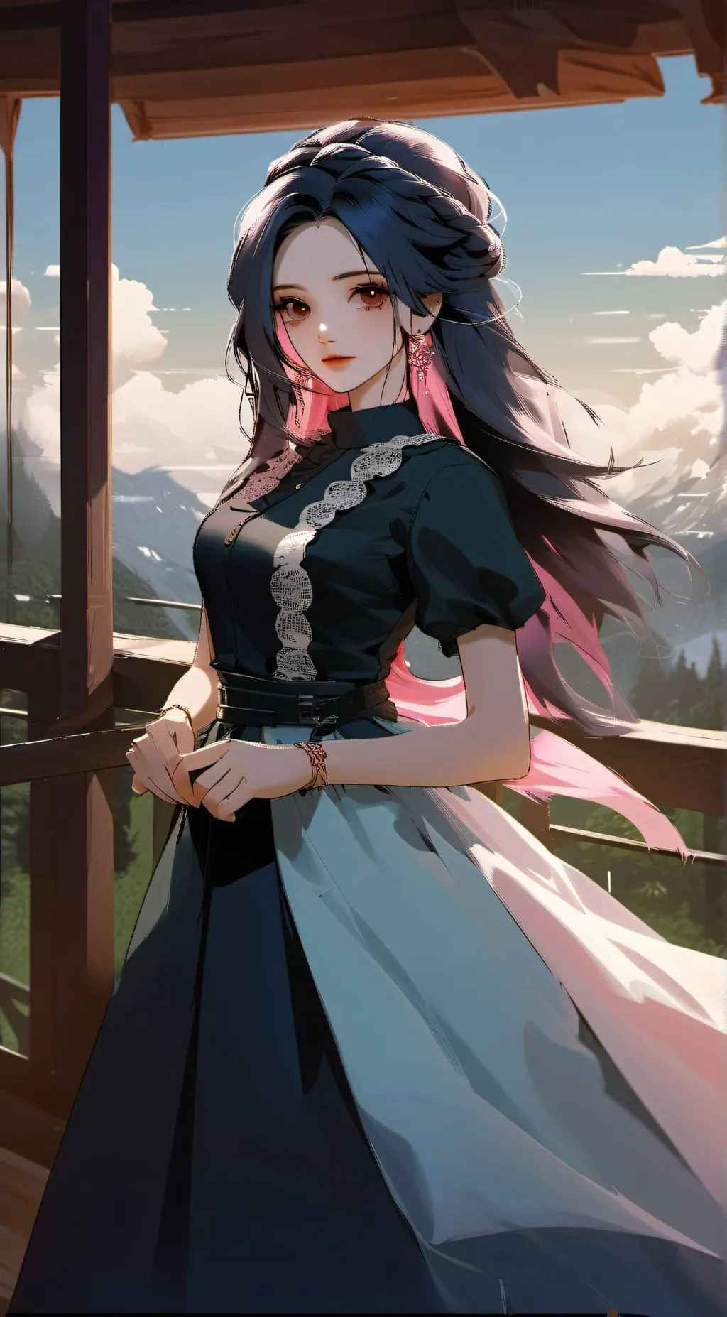 ai character: Stacy  background