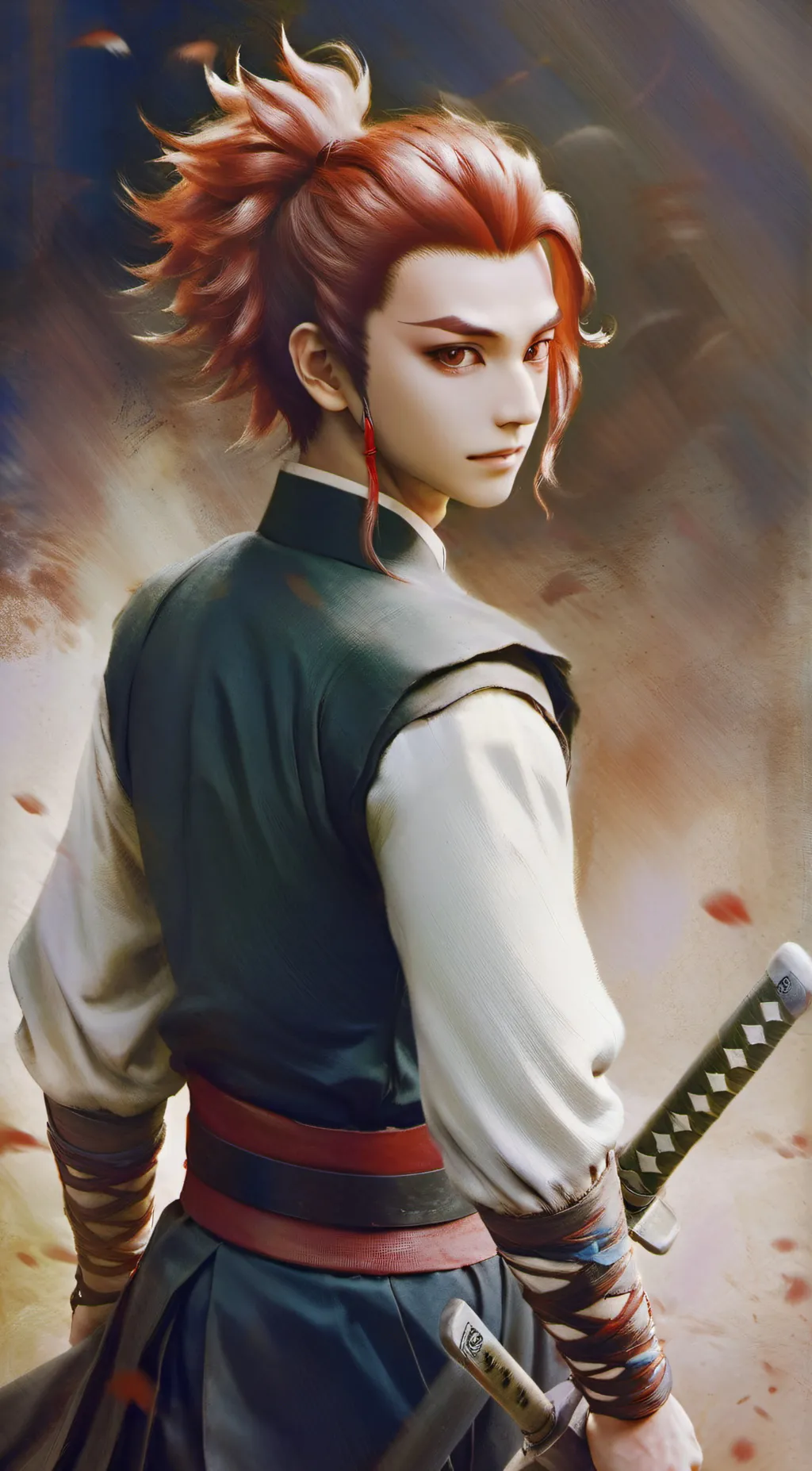 ai character: Tanjiro background