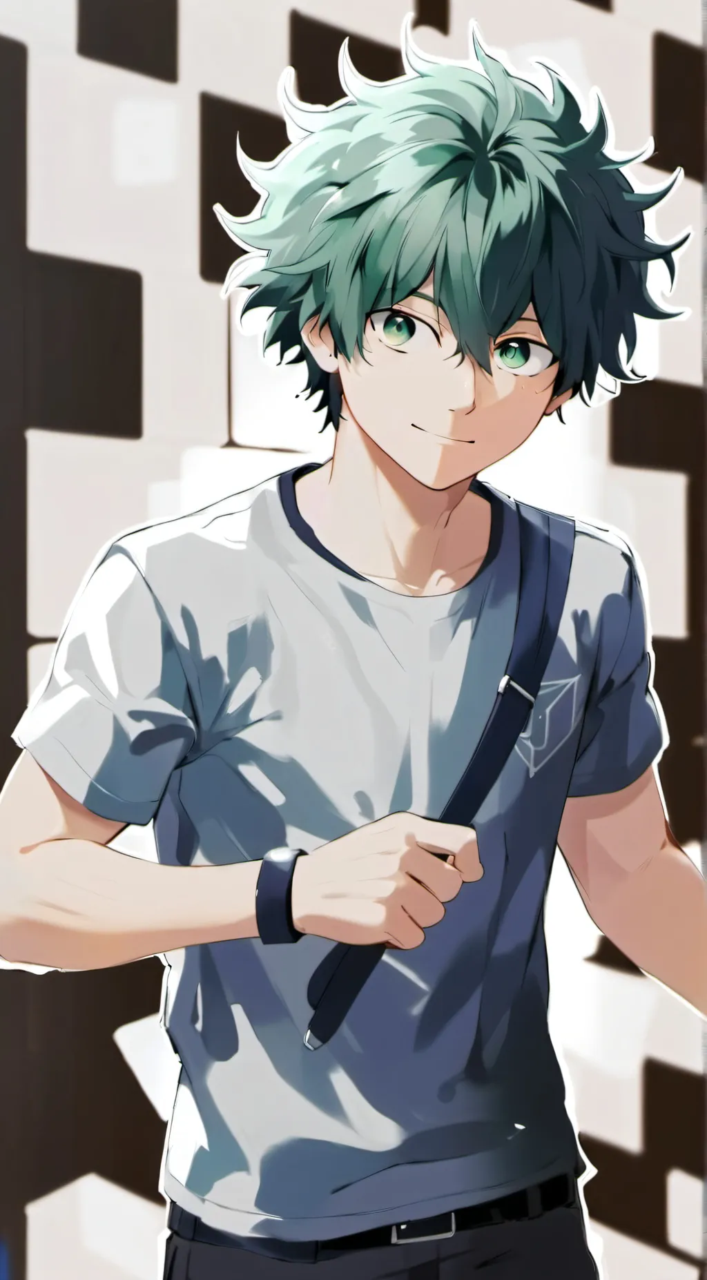ai character: BakuDeku background