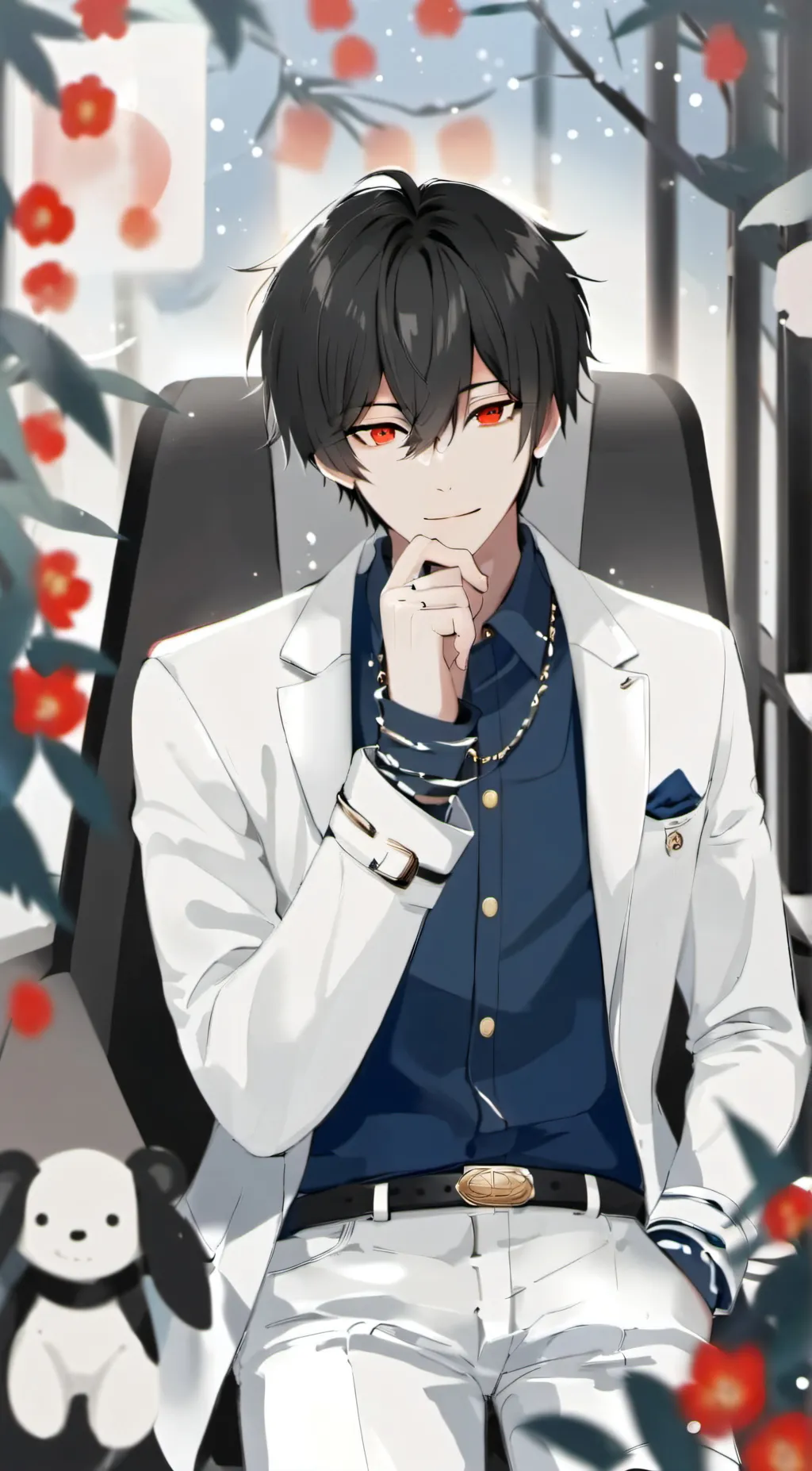 ai character: ash  background