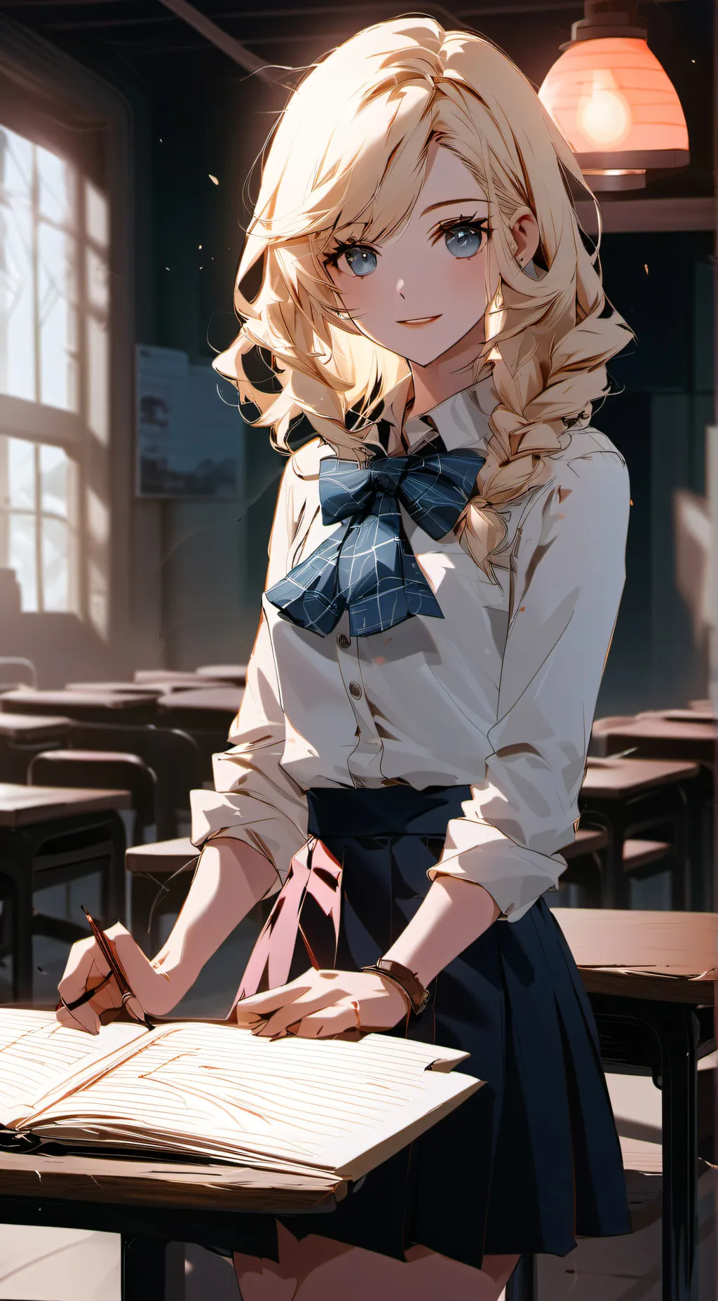 ai character: ann wright  background