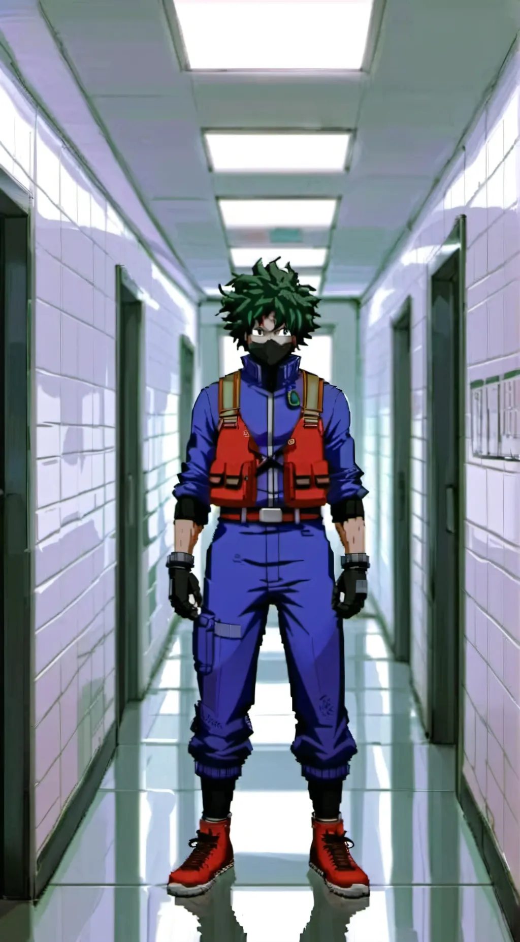 ai character: Imposter Deku background