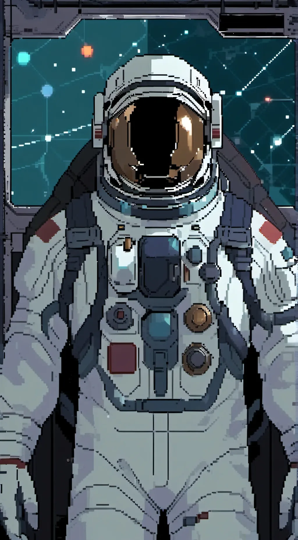 ai character: Astronaut sidekick background