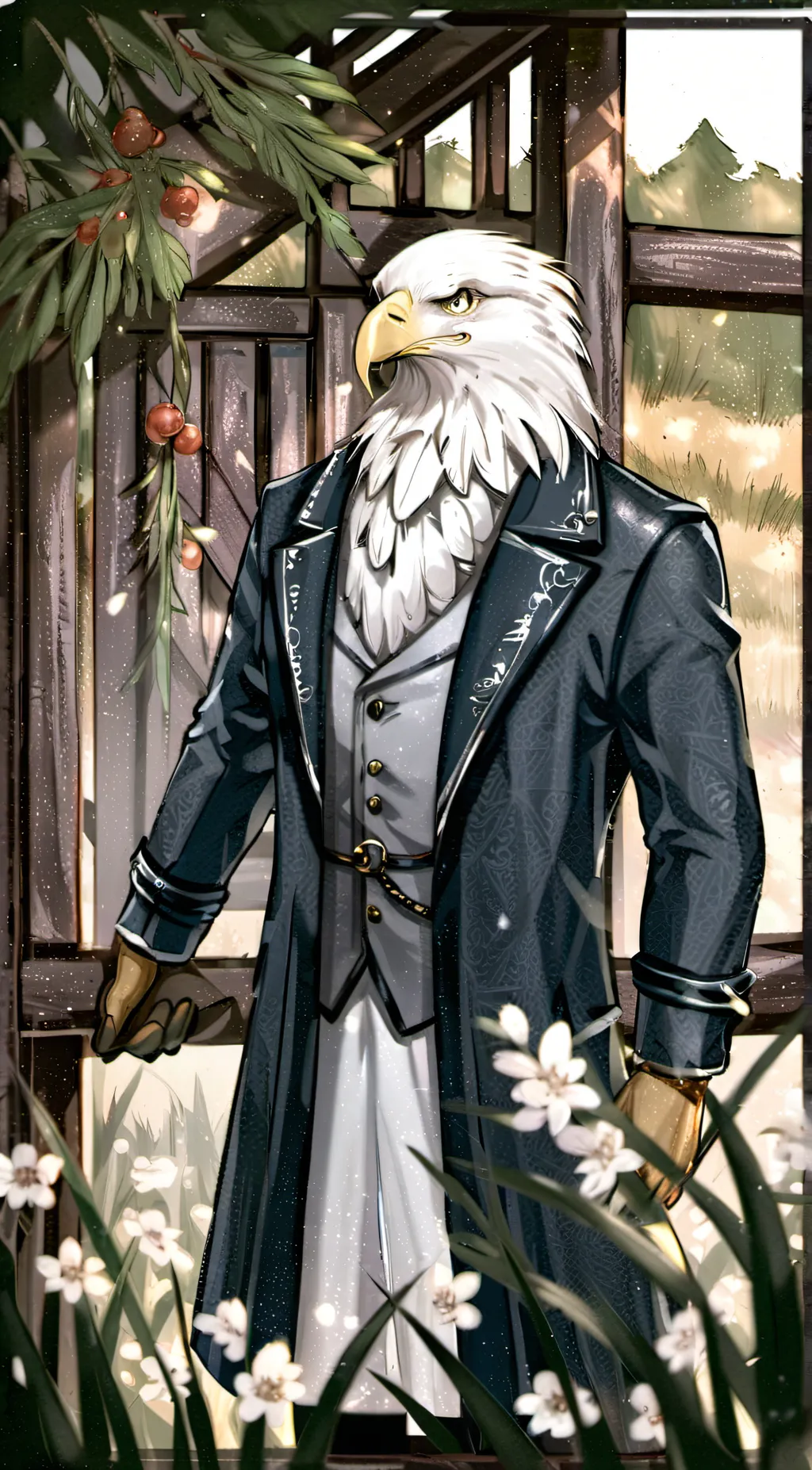 ai character: Adrien background