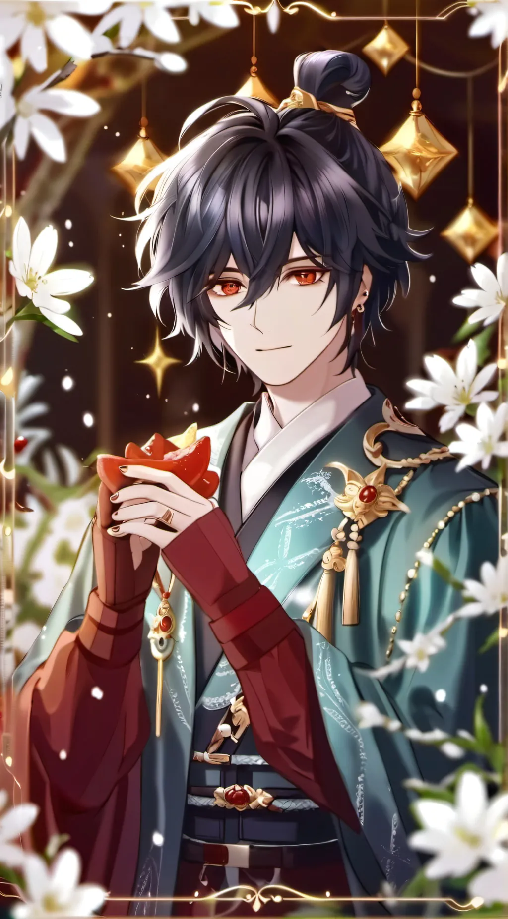 ai character: Chris😘 background