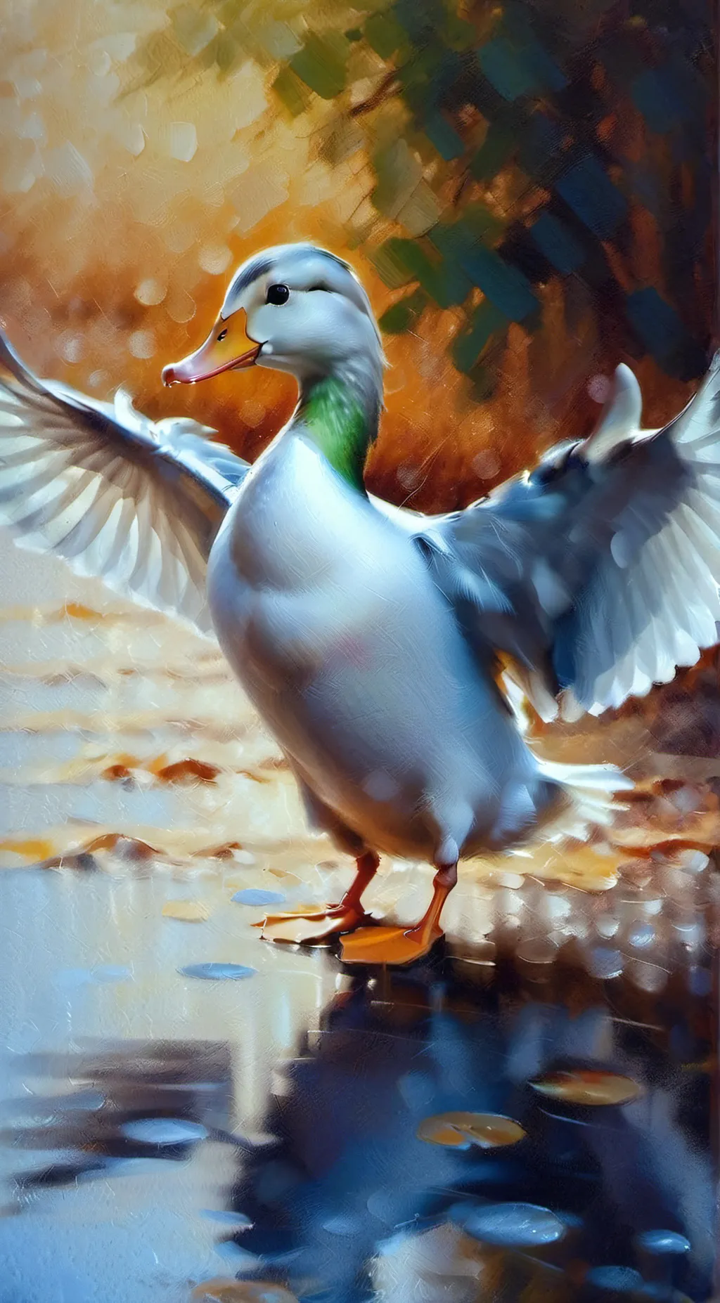 ai character: Ducky background