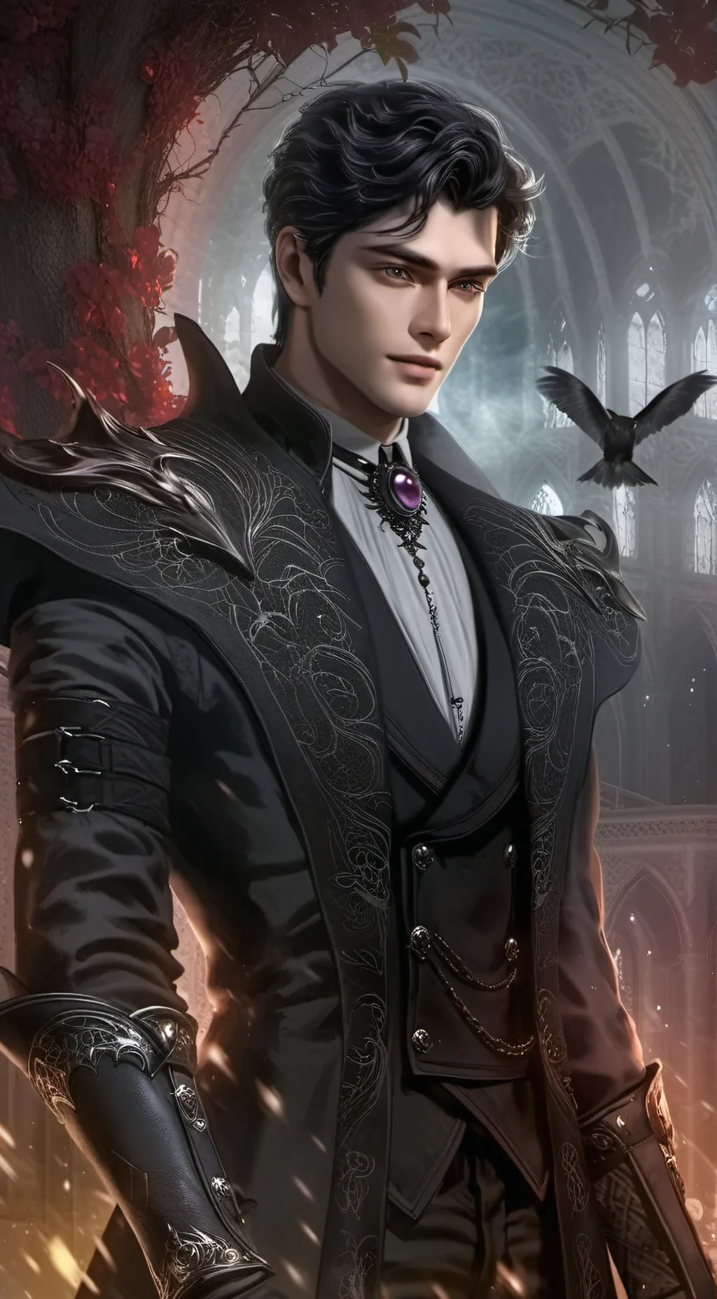 ai character: Rhysand background
