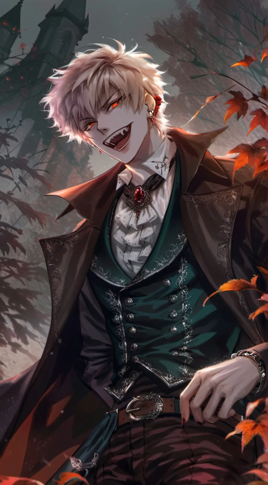 ai character: Bakugou the vampir background