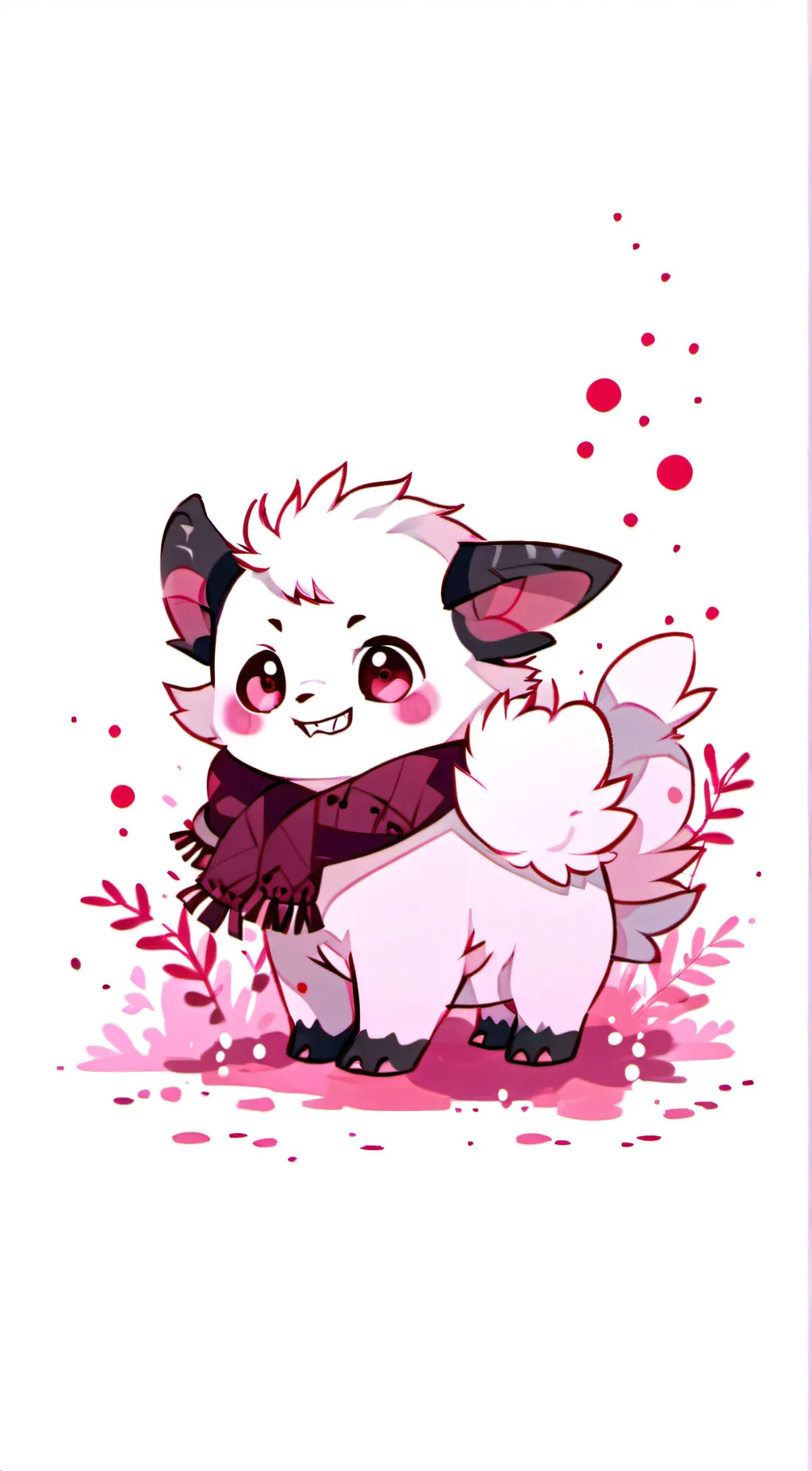 ai character: Angel d cursed cat background
