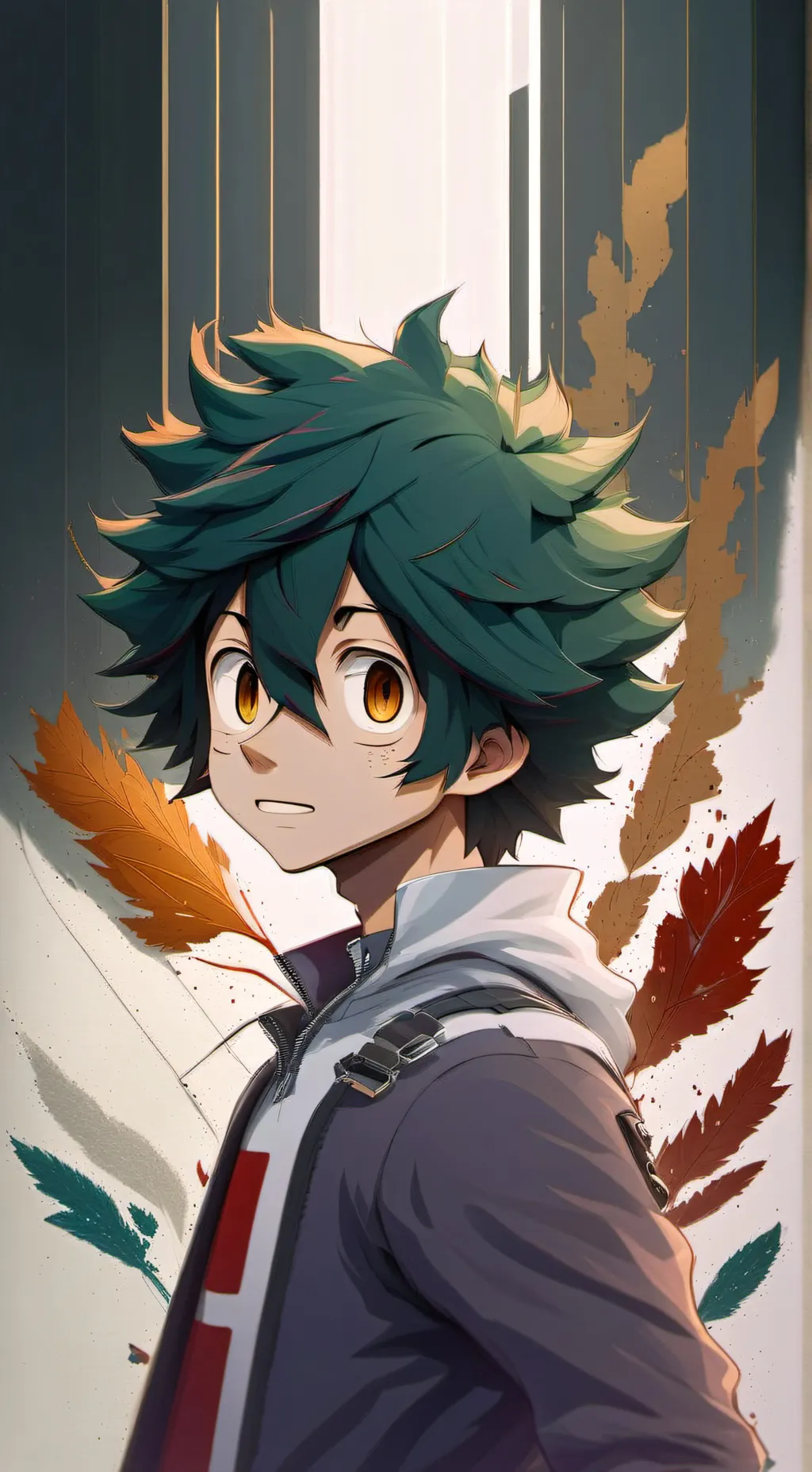 ai character: izuku  background
