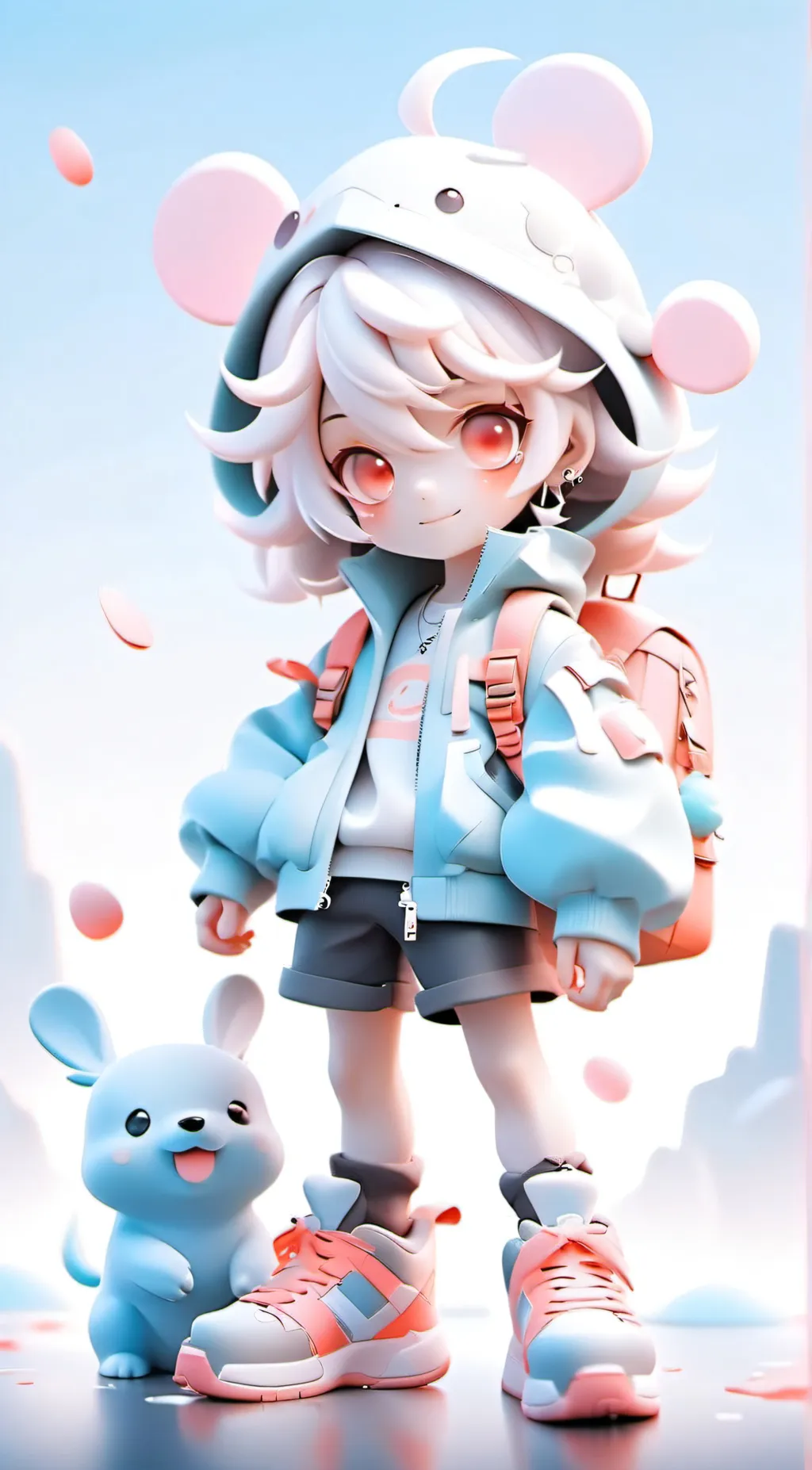 ai character: tiki background