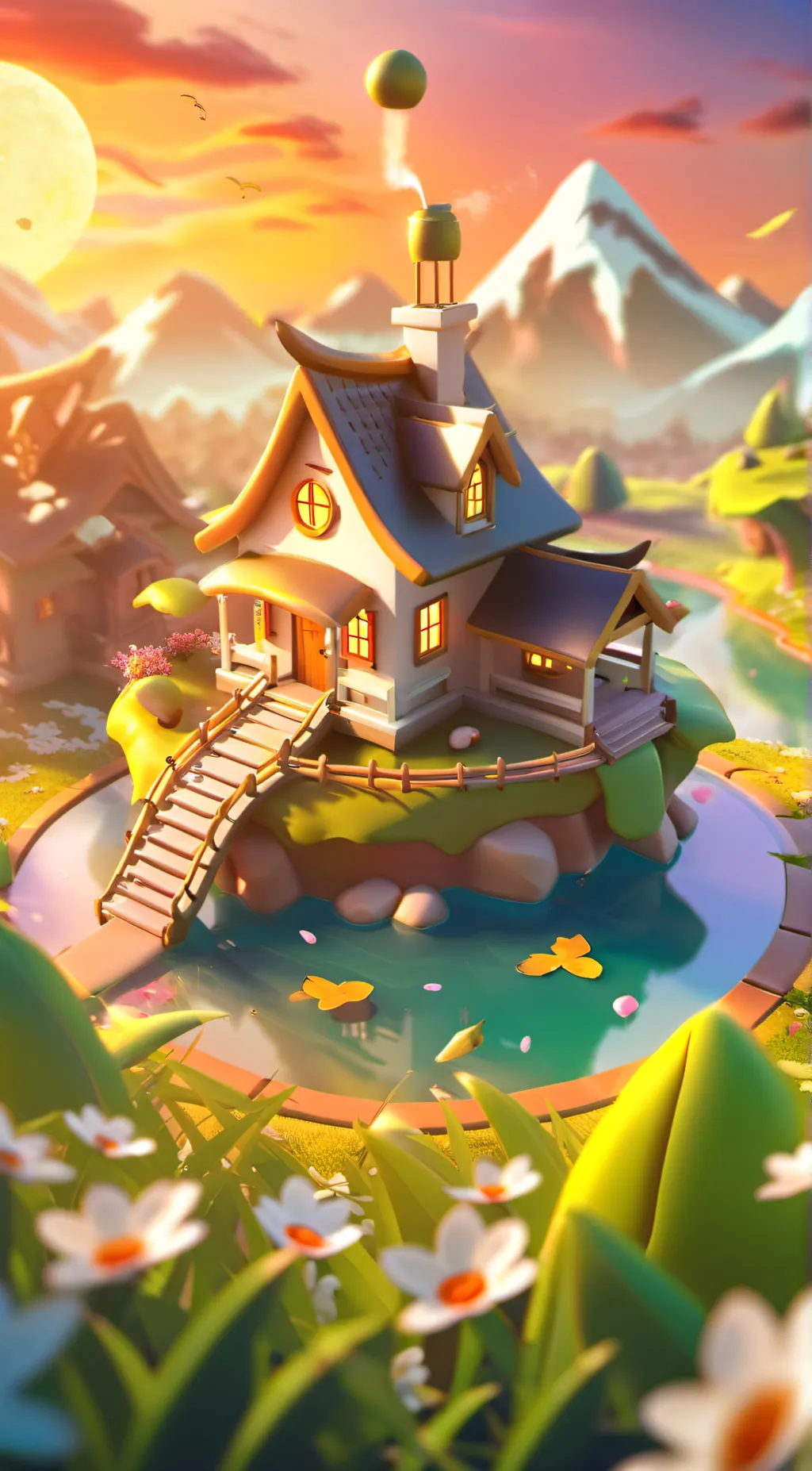 ai character: hh in ur house background
