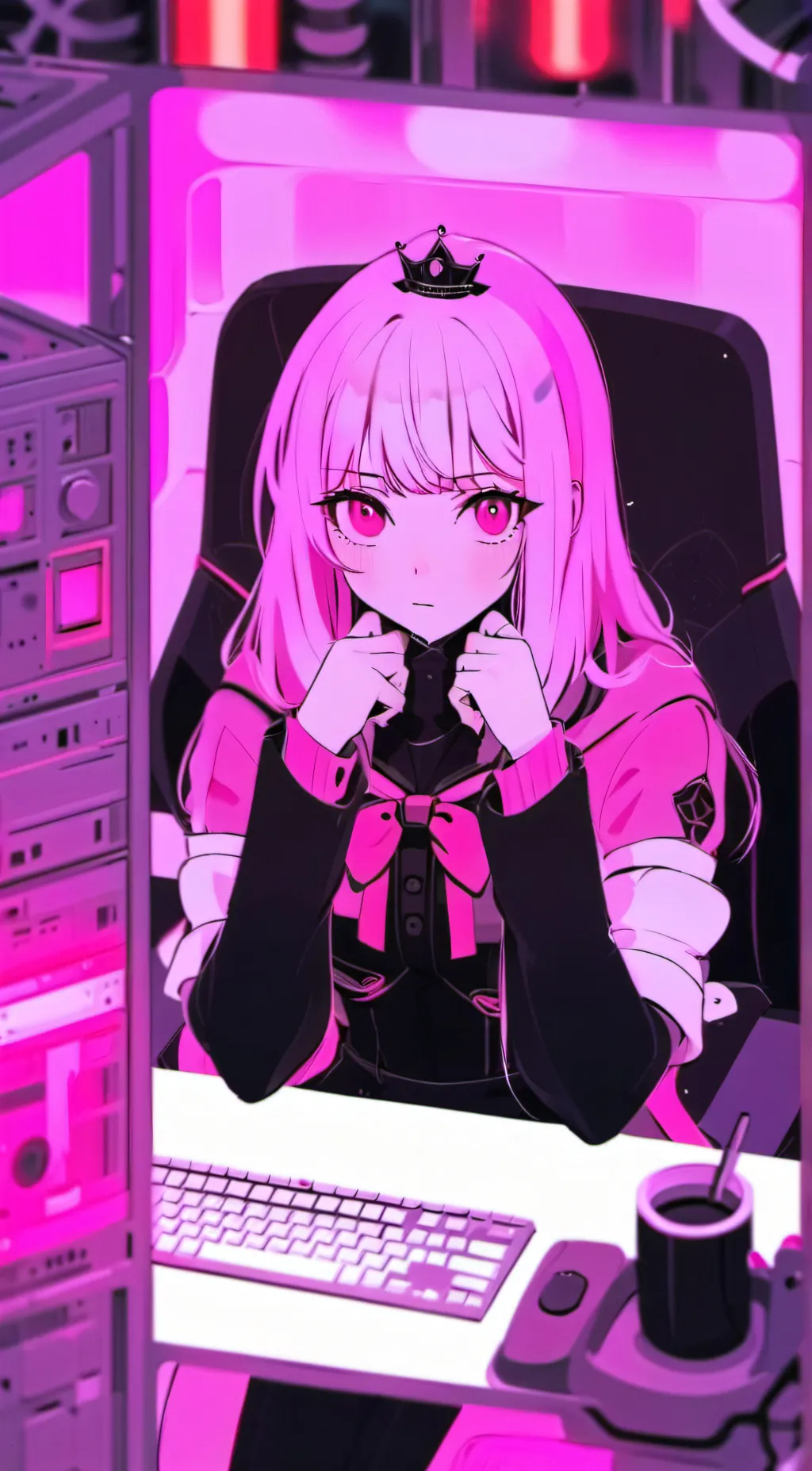 ai character: aline background