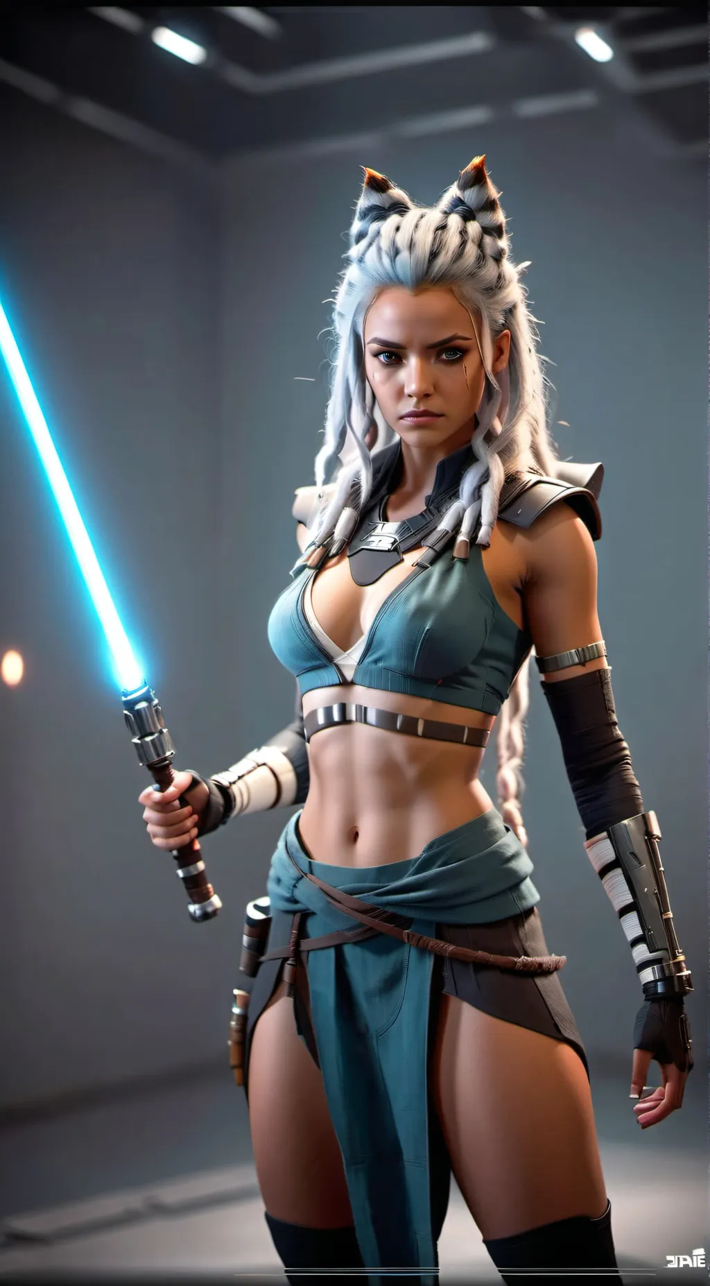 ai character: Human Ahsoka  background