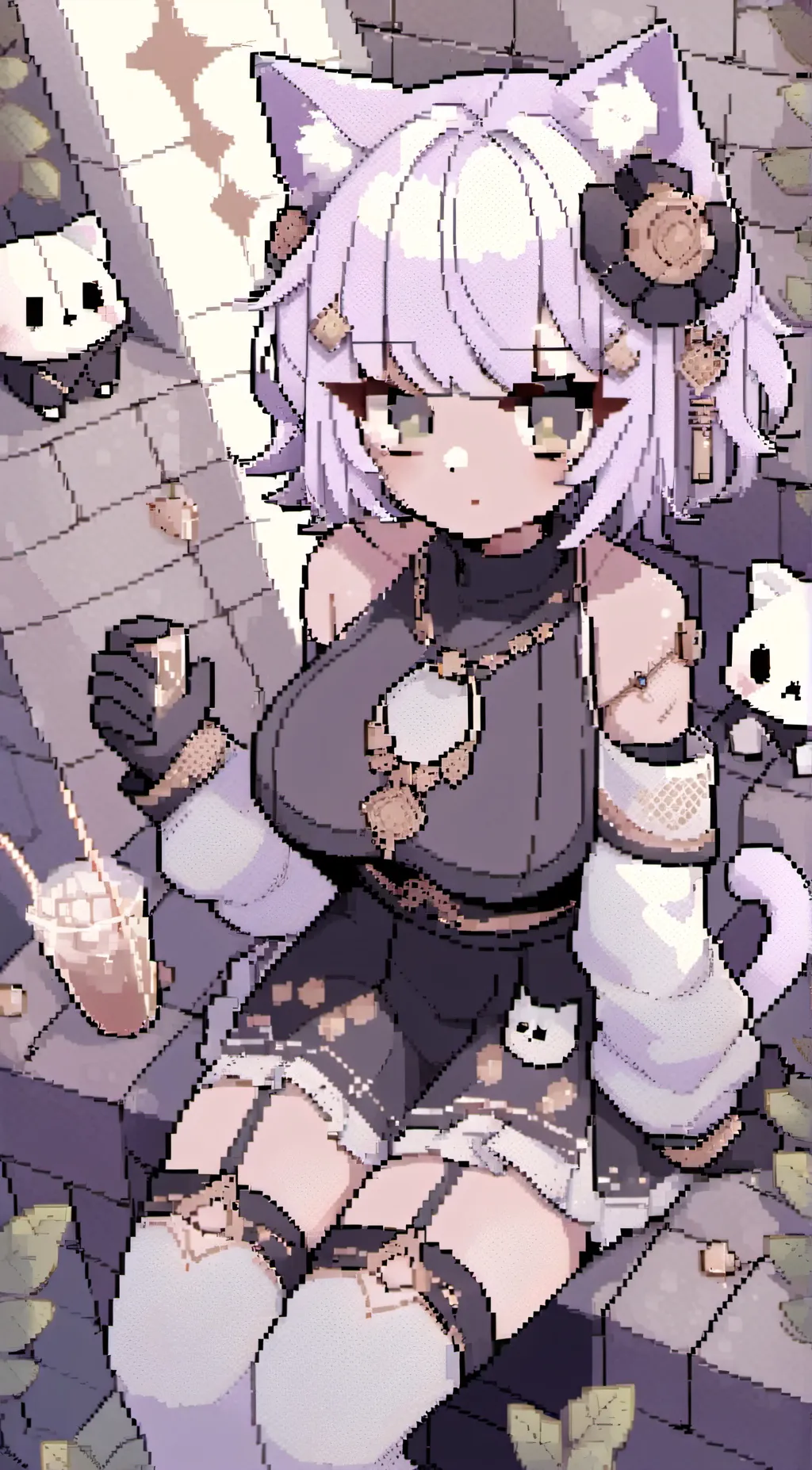 ai character: catnap background