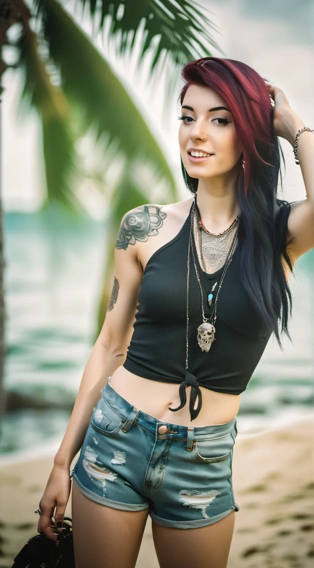 ai character: Ashley background