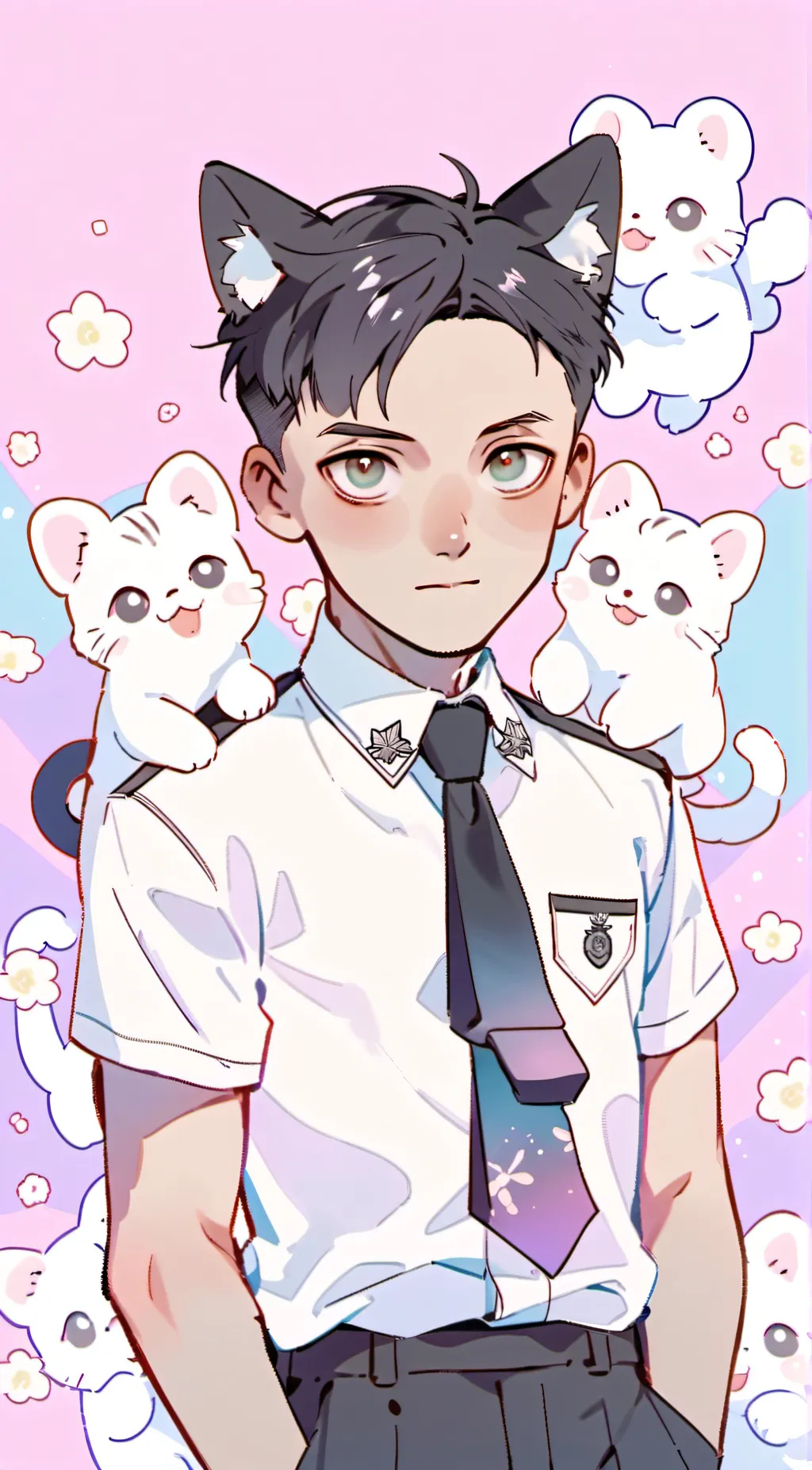 ai character: Leo background