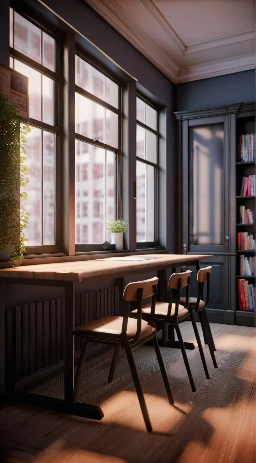 ai character: Skibidi school  background