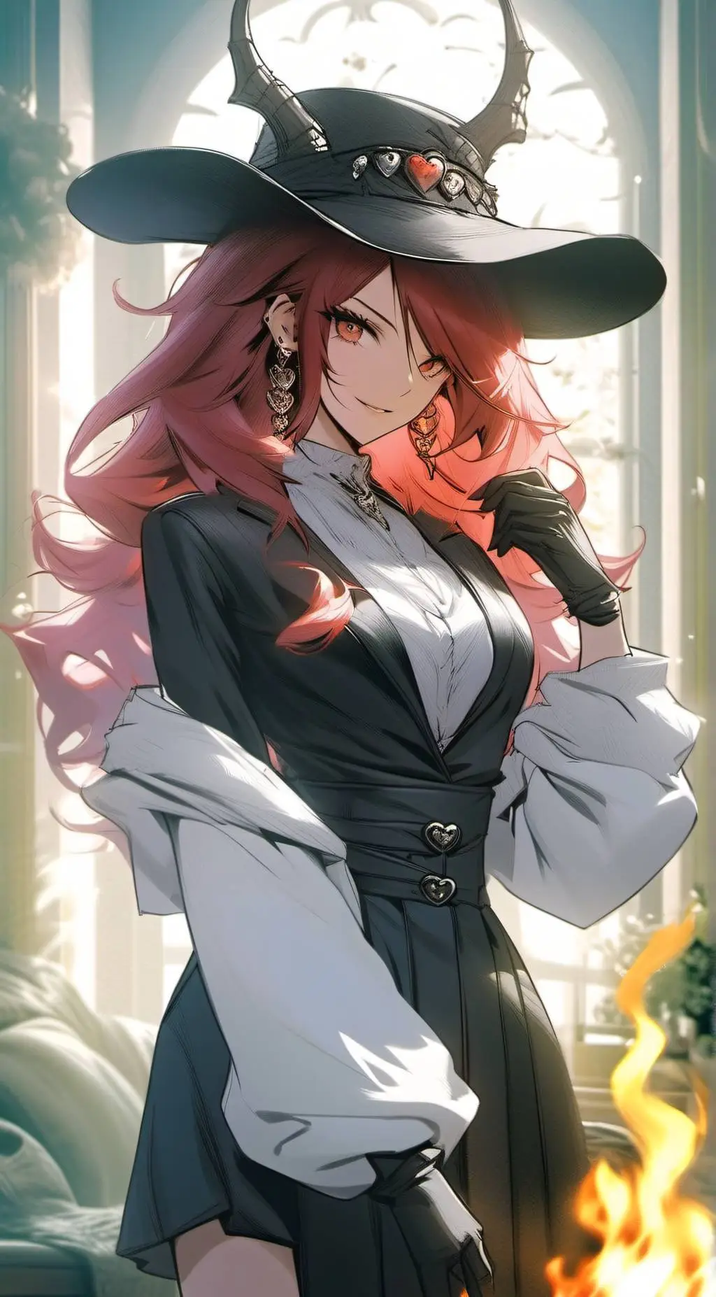ai character: Ember background