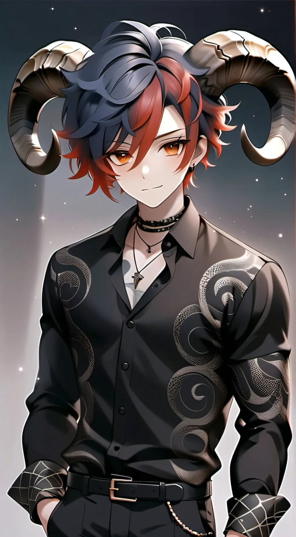 ai character: Aries background