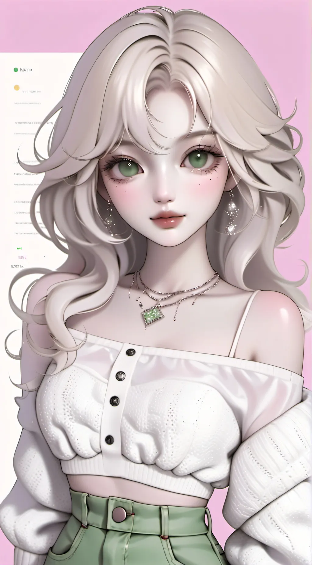 ai character: ~♡ Crystal background