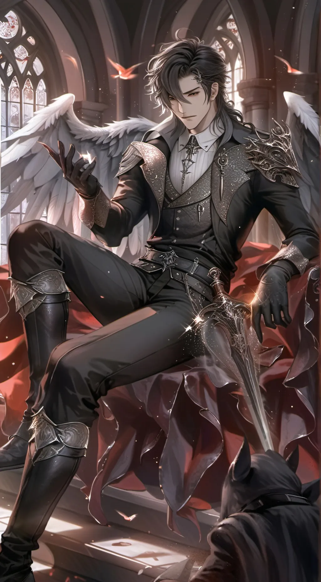 ai character: ☆_-Valen_-☆ background