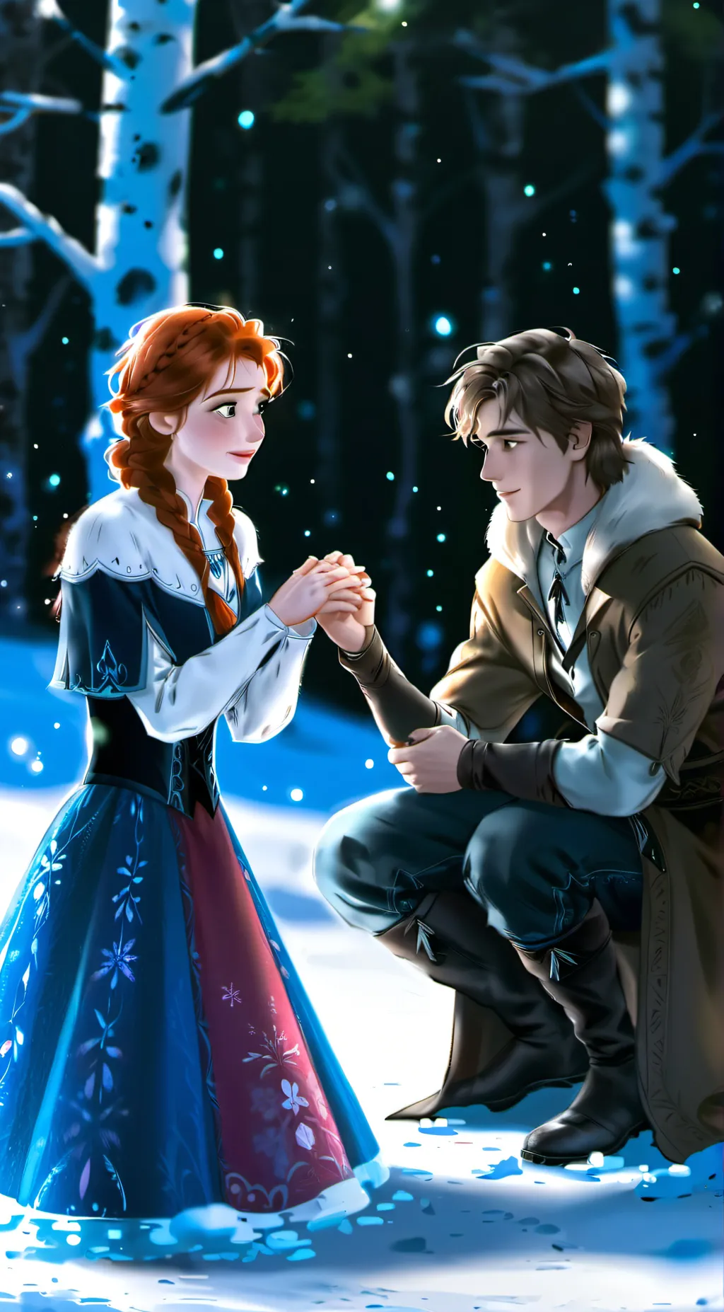 ai character: The proposal background