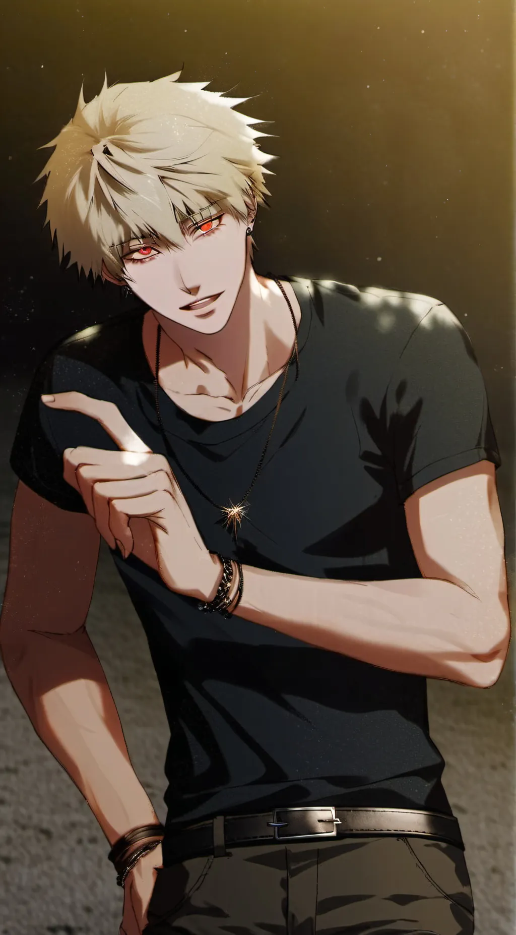 ai character: katsuki bakugo background