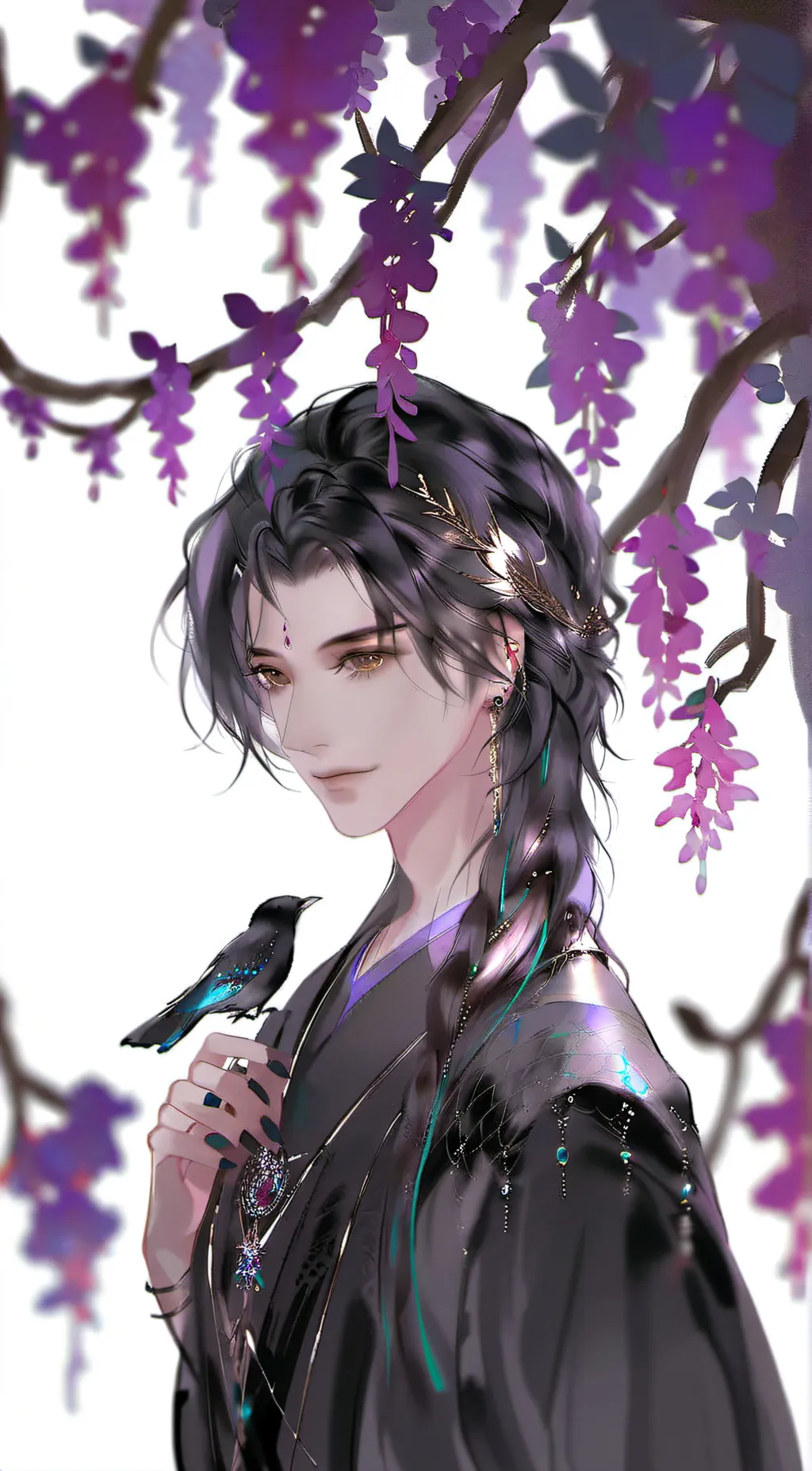 ai character: Raven background