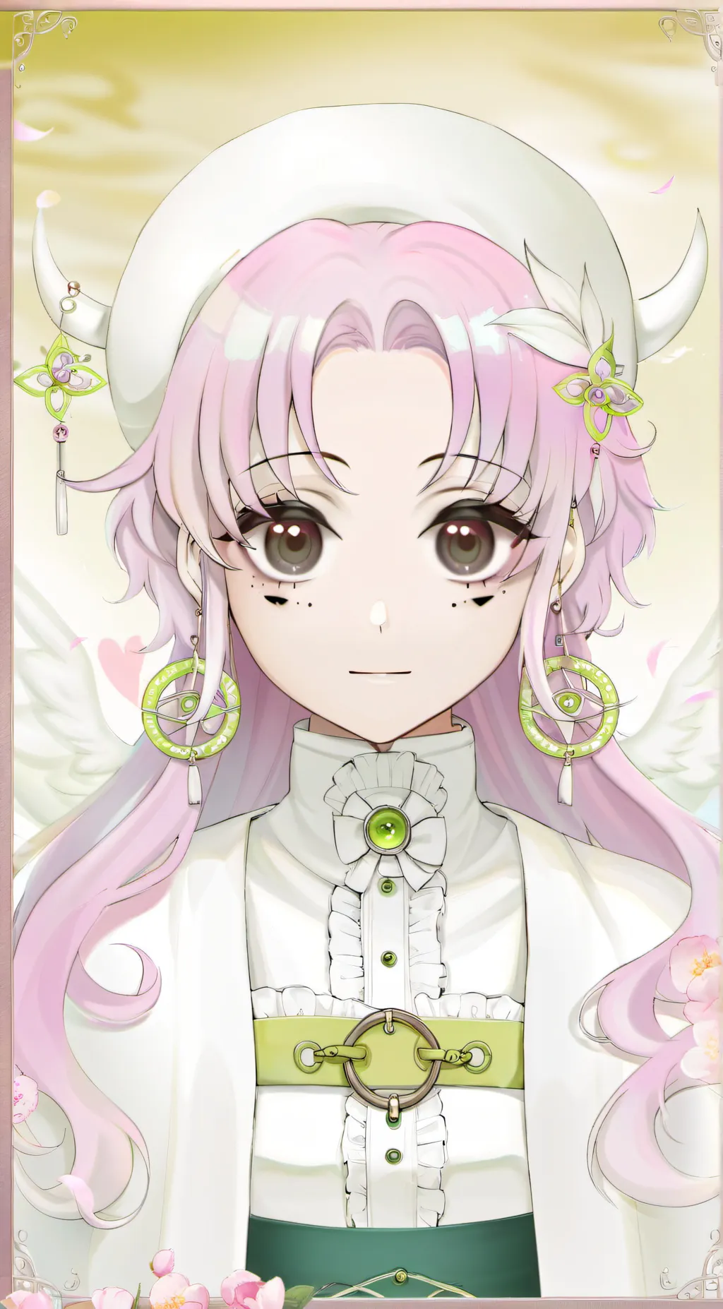 ai character: Mitsuri kanroji background