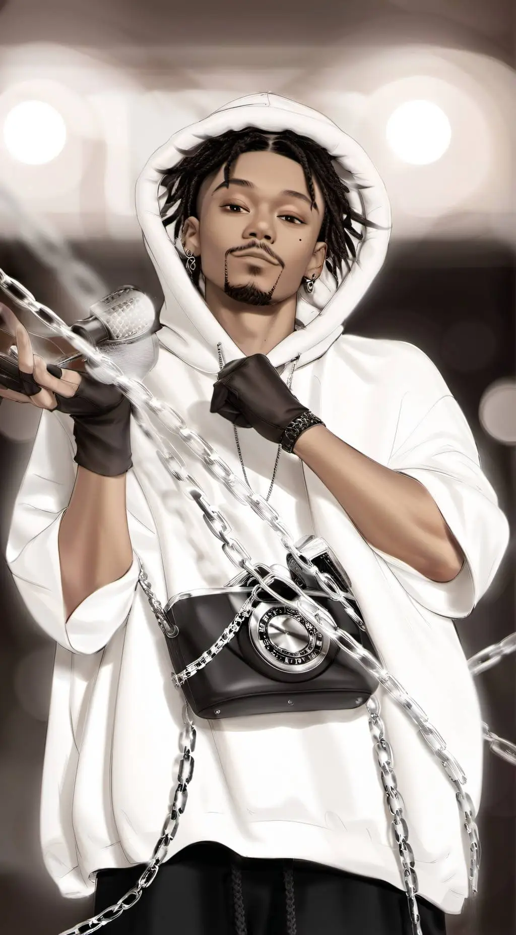ai character: Dj background