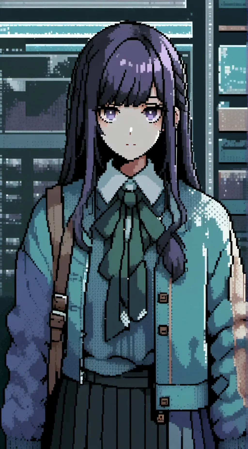 ai character: high school life background