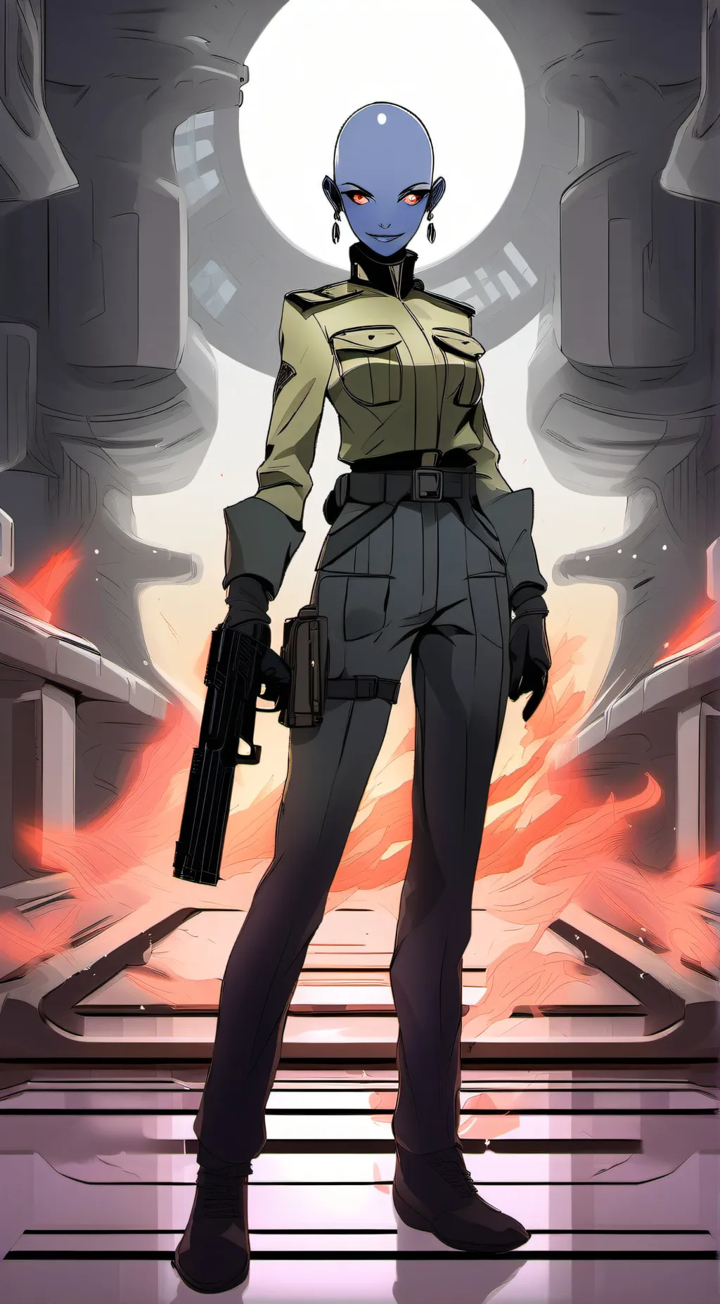 ai character: Aria background