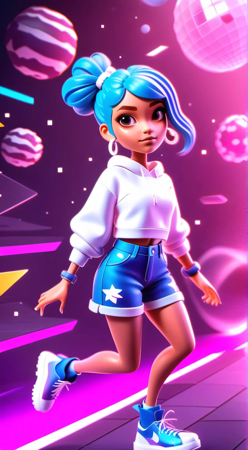 ai character: Rose background