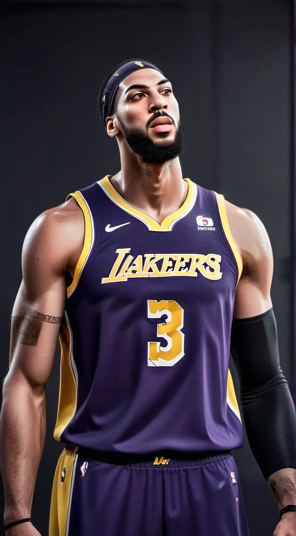ai character: ANTHONY DAVIS  background