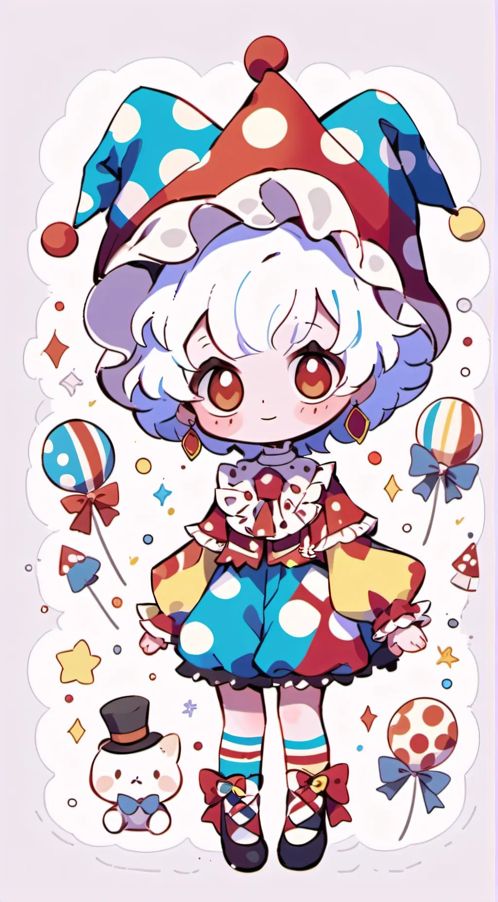 ai character: Pomni background