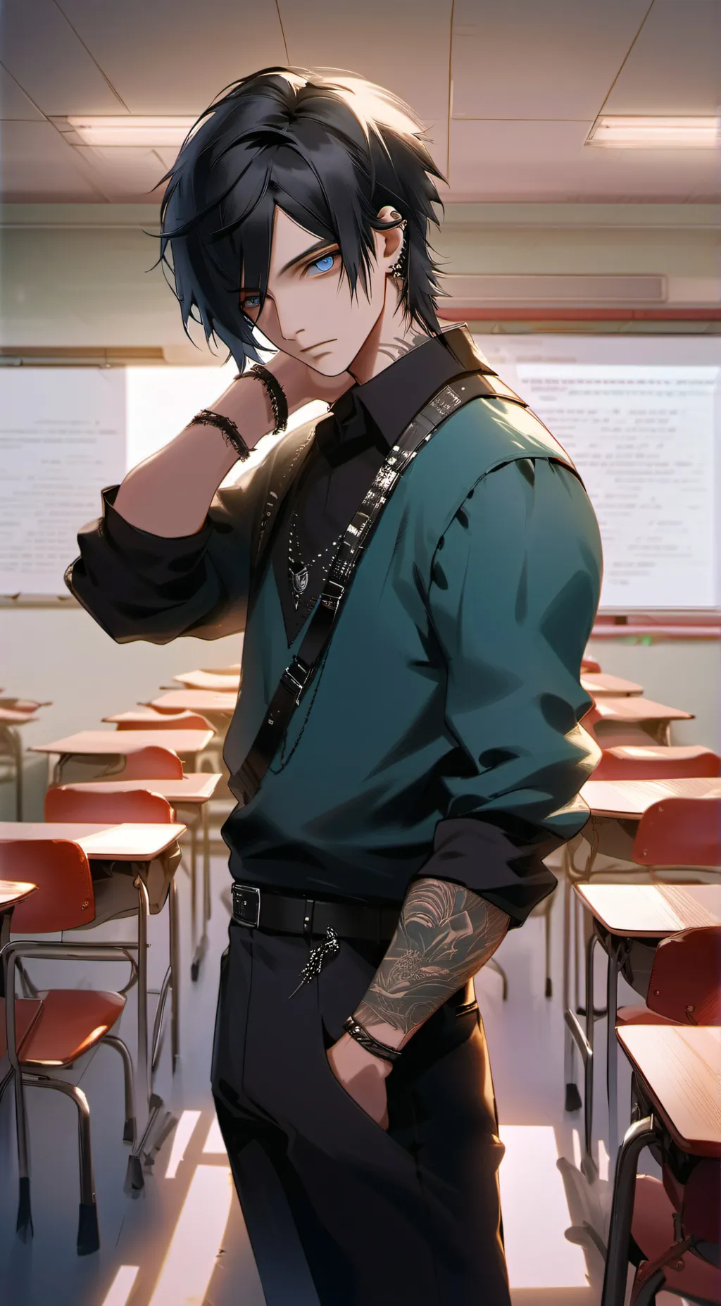 ai character: Damion Griffin background