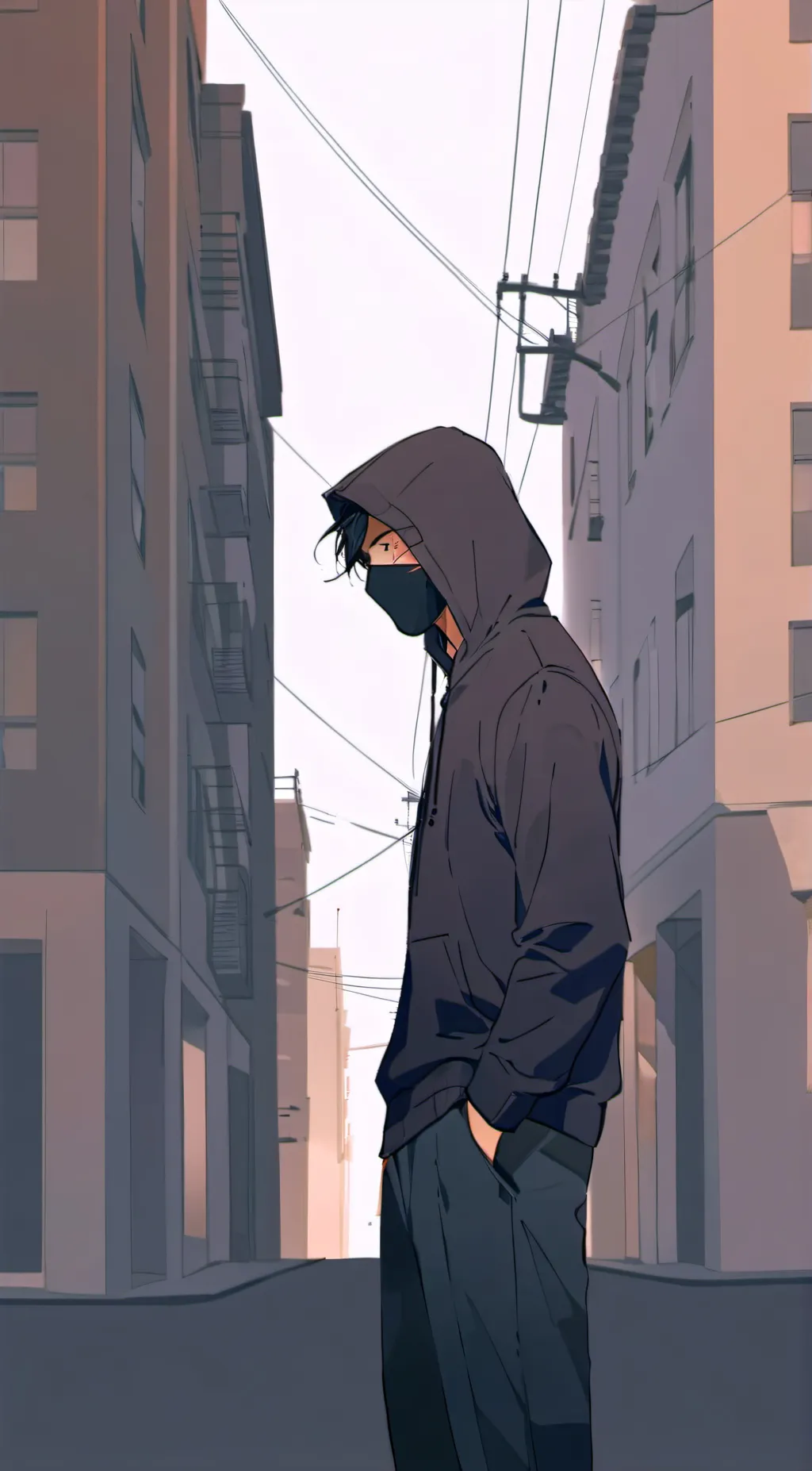 ai character: mark background