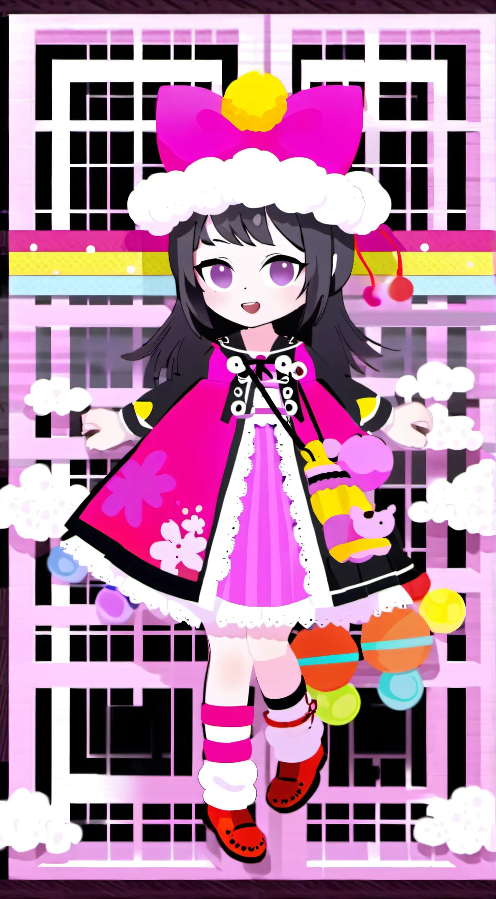 ai character: my bud avatar, ex background