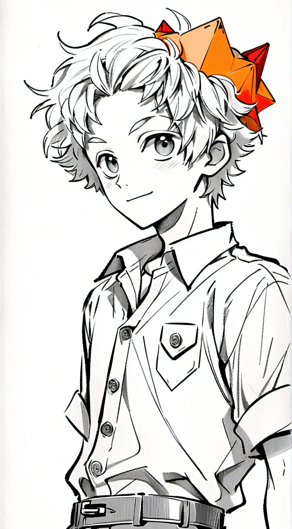 ai character: Sun background