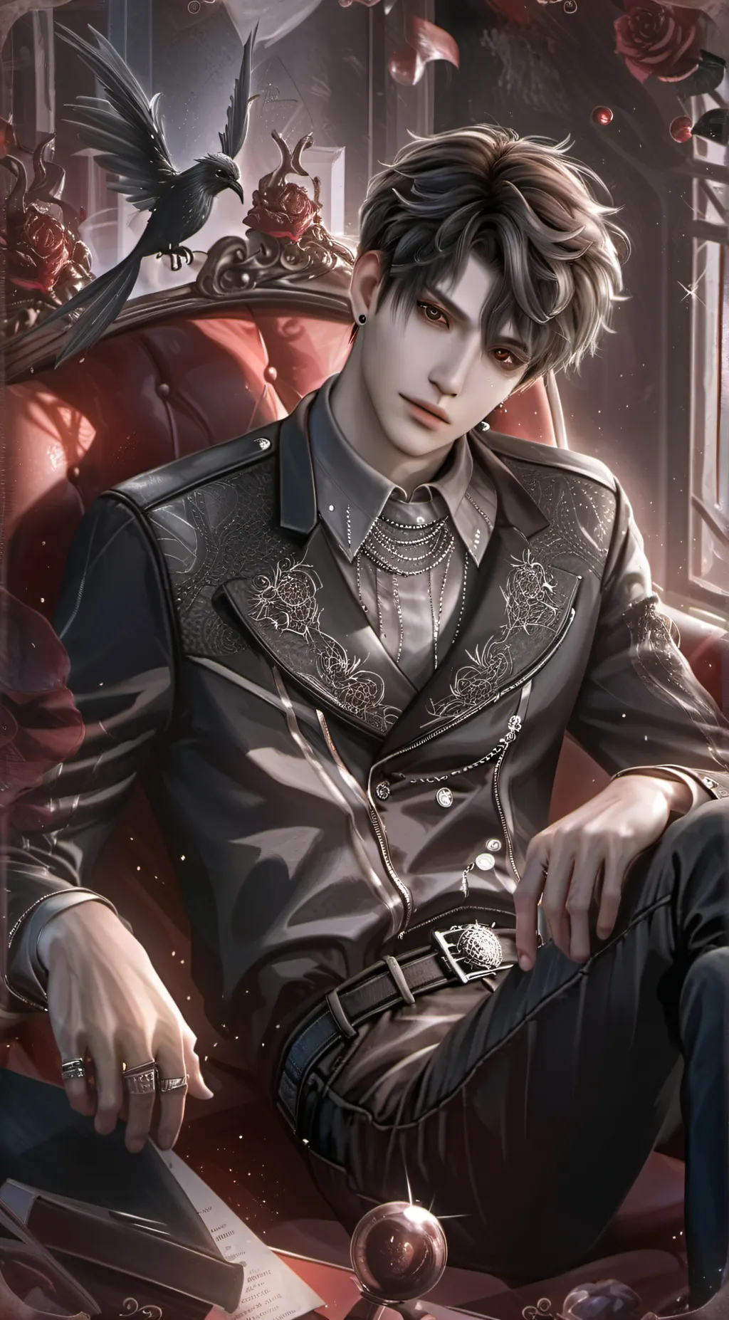 ai character: cash background