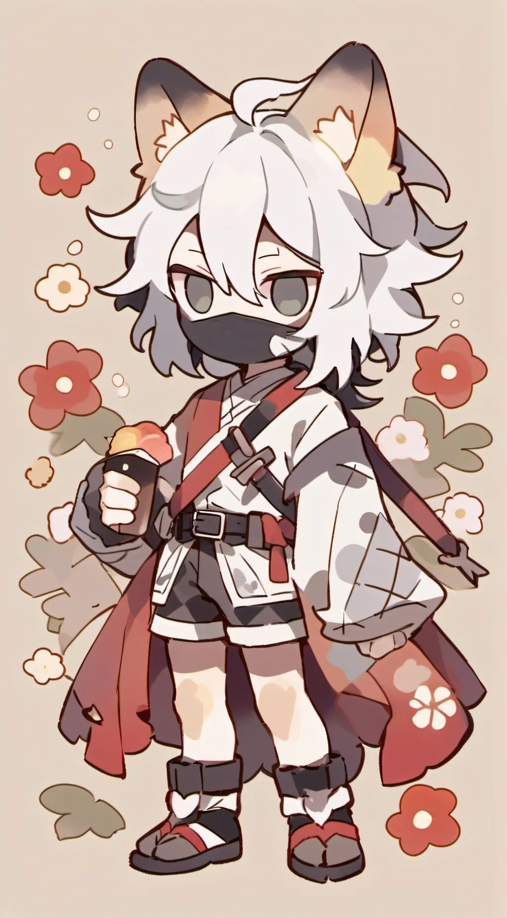 ai character: MHA (holiday) background