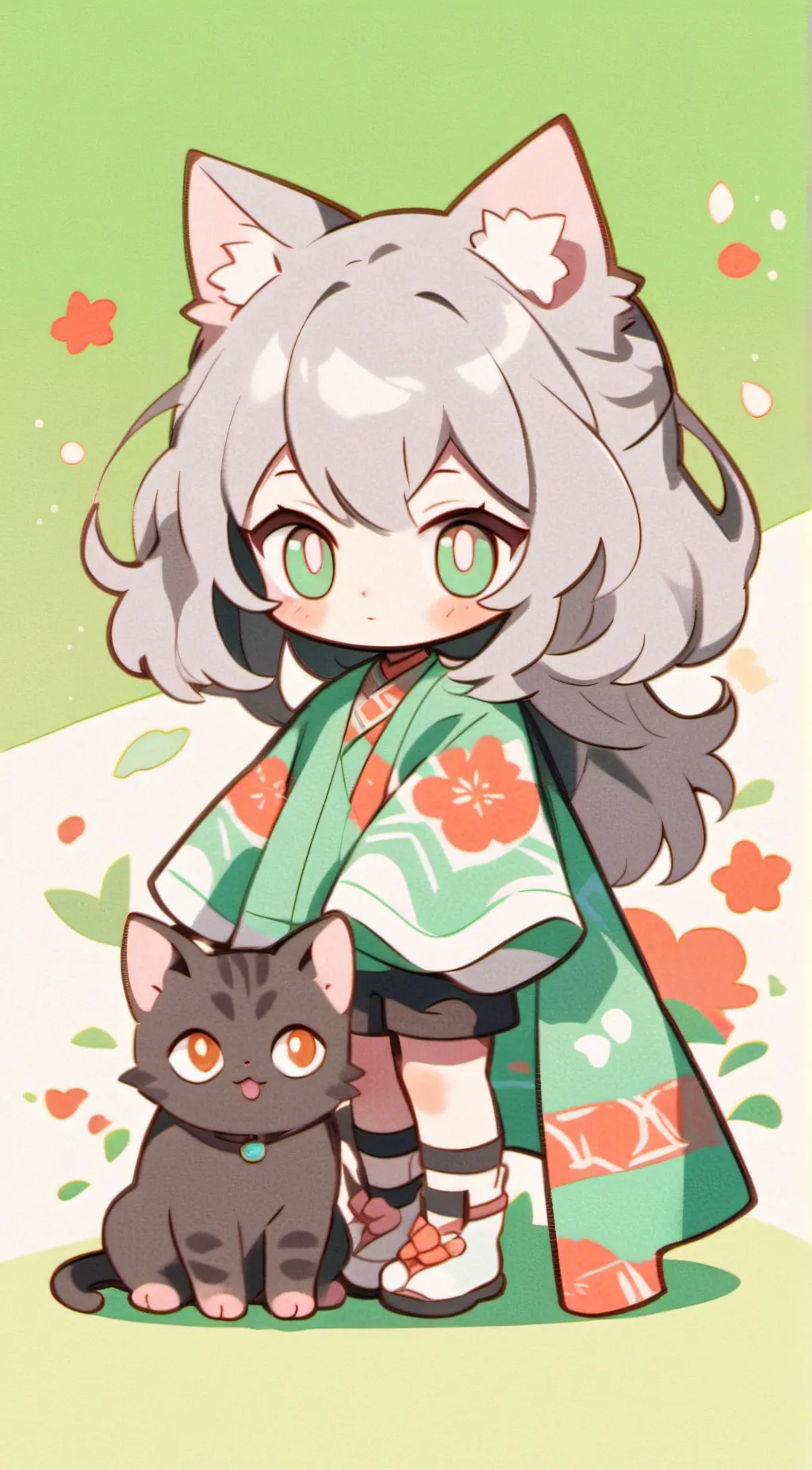 ai character: cat background