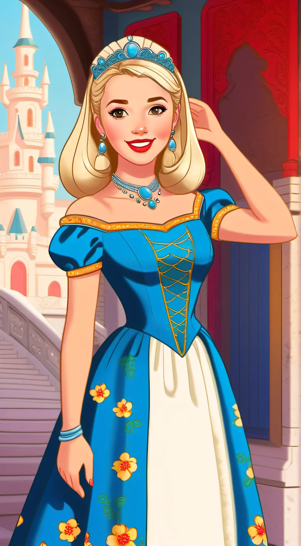 ai character: princess emma background