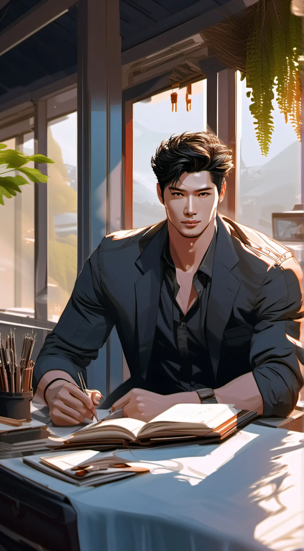 ai character: Alexander background