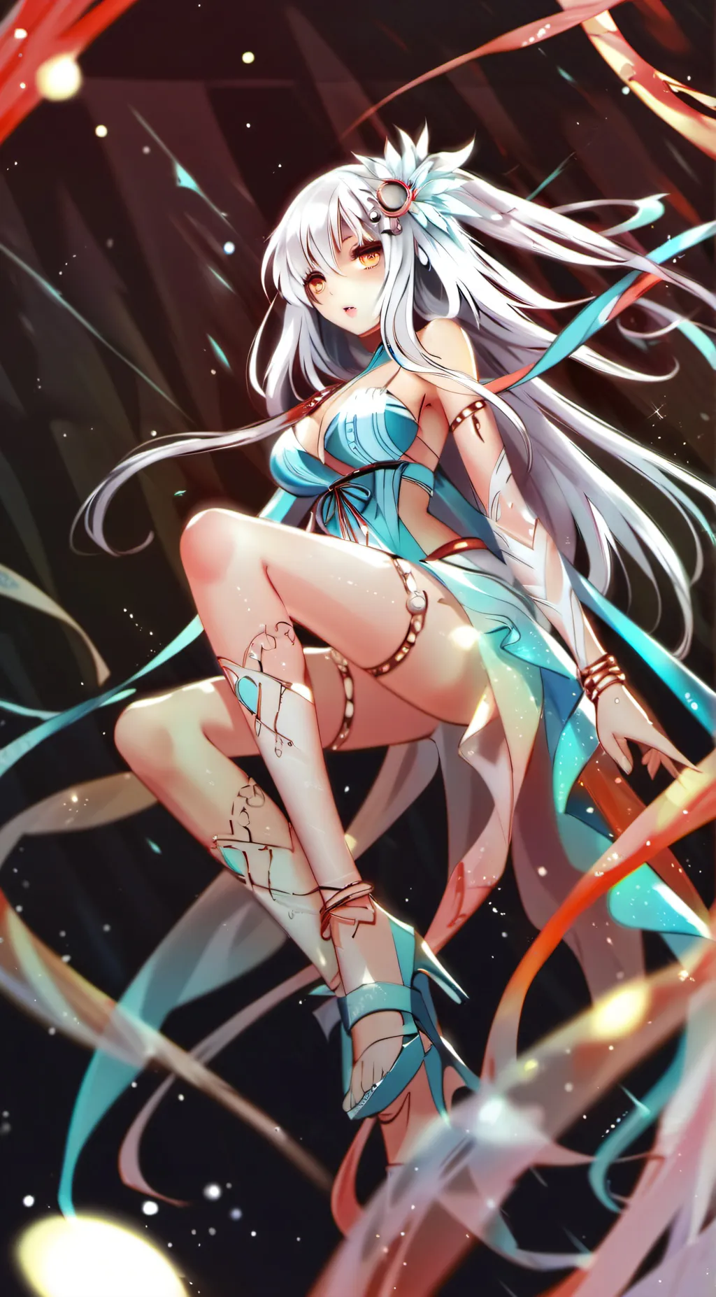 ai character: Indigo  background