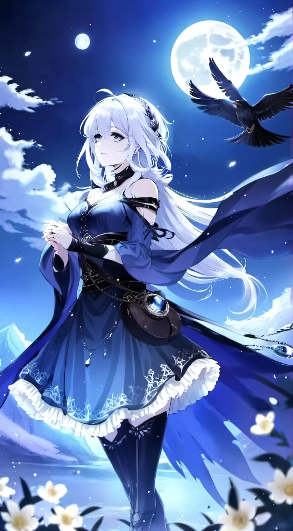 ai character: LUNA background