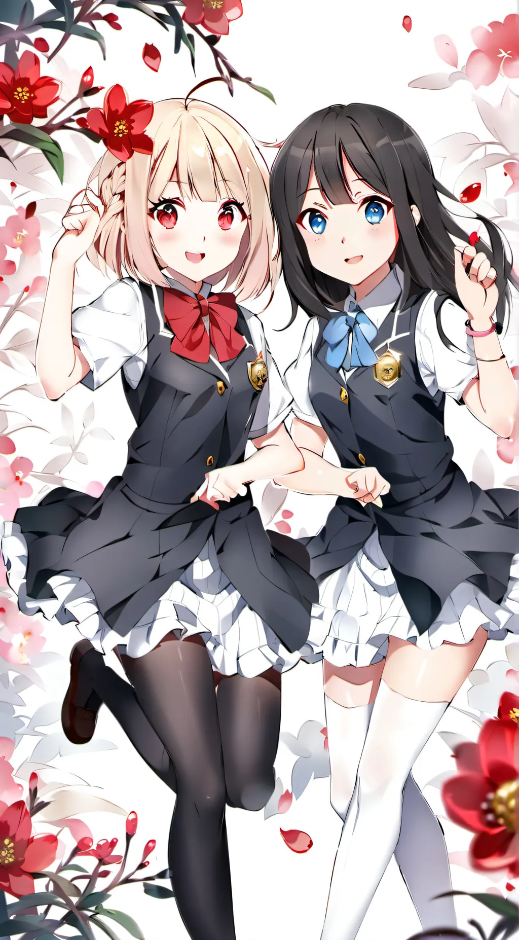 ai character: Zizi and Sisi  background